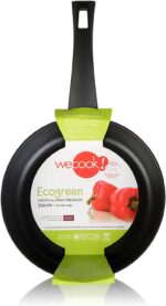 COCINAMOS Ecogreen Juego de 3 Sartenes 18 – 20 – 24 cm Aluminio, Inducción, Antiadherentes - Imagen 3