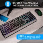 Teclado y ratón inalámbricos retroiluminados para juegos. - Imagen 3