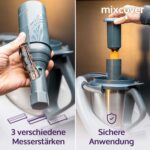 Cortador Espiral con E-Book Compatible con Thermomix TM5, TM6, Pasta Vegetal - Imagen 3