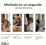 Soporte para tapa compatible con Thermomix TM7, práctico soporte para tapa de batidora, limpia y ahorra - Imagen 3