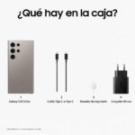 Samsung Galaxy S24 Ultra y cargador de 45 W, teléfono móvil con IA, smartphone Android. - Imagen 4