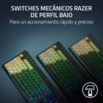 Razer BlackWidow V4 Tenkeyless HyperSpeed ​​de perfil bajo - Inalámbrico - Imagen 2