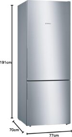 Refrigerador combinado Bosch KGV58VLEAS Series 4 - Imagen 4