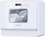 Lavavajillas Portátil Pequeño con 7+2 Programas AIRMSEN, Función Sal Absoftante 5L