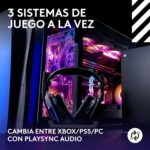 Auriculares inalámbricos para juegos Logitech G Astro A50 Lightspeed + base (5.a generación), grafeno Pro-G – Image 2