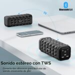 BUGANI Altavoz Bluetooth Portátil 5.4, Potente Altavoz Bluetooth 30W, Altavoces Pequeños - Imagen 2