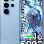 Blackview Wave 10 Android 16 Free Smartphone with AI, 6.88" HD+120Hz, 32GB+128GB/2TB TF