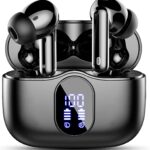 Auriculares Inalámbricos, Bluetooth 5.3 con Micrófono HD Pantalla LED Estéreo HiFi
