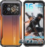 HOTWAV Cyber ​​18 irrompible Android 16, 20 GB RAM+256 GB ROM/2 TB TF, 6,75 FHD 120 Hz resistente