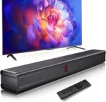 Barra de sonido JYX para PC y TV de 2.0 canales con subwoofer incorporado