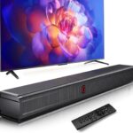 Barra de sonido JYX para PC y TV de 2.0 canales con subwoofer incorporado