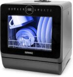 Lavavajillas Duronic DW5 BK Pequeño - Lavavajillas Portátil sin Instalación, Mini Compacto