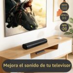 Barra de sonido Lemega Edge X para TV con HDMI ARC, altavoz potente 50W RMS – Image 2