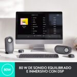 Altavoces Bluetooth Logitech Z407 para ordenador, subwoofer, 20 W de graves, control inalámbrico. – Image 2