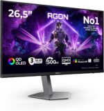 Monitor para juegos AOC AG276QKD2 de 27 pulgadas WQHD, 500 Hz, 0,03 ms GtG