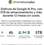 Portátil ASUS Chromebook Plus CX34 02CVA de 14 pulgadas FHD, procesador Intel Core 3 y 8 GB de RAM. - Imagen 2