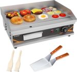 Plancha eléctrica profesional de acero inoxidable de 3000 W