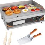 Plancha eléctrica profesional de acero inoxidable de 3000 W
