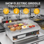 Plancha eléctrica profesional de acero inoxidable de 3000 W – Image 2