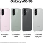 Samsung Galaxy A56 5G 256GB, Teléfono móvil, 8GB RAM, Cámara de 50MP, Negro - Imagen 2