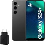 Samsung Galaxy S24+ y cargador de 45 W, móvil con IA, smartphone Android, 12 GB de RAM más rápida.