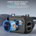 Sistema de Karaoke de 200W con mezclador de 5 canales, amplificador de voz/sistema PA Premium, portátil - Imagen 2