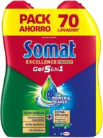 Detergente Lavavajillas Desengrasante Gel Antigrasa Somat Excellence