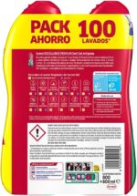Somat Excellence Gel Antigrasa, Detergente Lavavajillas Desengrasante, Botella Líquida 50 x 2, - Imagen 2