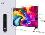 TCL 43SF560, televisor Full HD de 43 pulgadas, Smart TV QLED, Direct LED con Fire TV, control remoto por voz con Alexa - Imagen 2