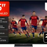 Televisor TCL 75C8L 75 Pulgadas inteligente LED 4K SQD-Mini, HDR 5500 nits, Atenuación local 2584, 144Hz