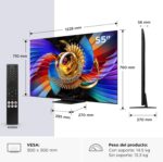 TCL TV 55Q7D Pro 55 pulgadas SQD-Mini LED, 4K HDR 2000 nits, 480 zonas de atenuación, Google TV - Imagen 2