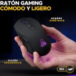 Ratón inalámbrico para juegos G-Lab Kult Krypton 10000 dpi RGB - Imagen 2