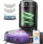 Vexilar W15 Robot Aspirador y Fregona 10000Pa, Potente Limpiador con 5