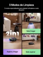 Vexilar W15 Robot Aspirador y Fregona 10000Pa, Potente Limpiador con 5 - Imagen 2