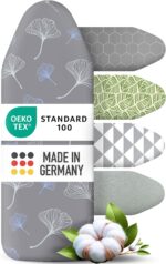 Funda ajustable para tabla de planchar, 4 capas, 5 tamaños, Refleja el calor