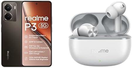realme P3 5G Smartphone,12+512GB, 5260mAh Battery,Snapdragon 6 Gen 4 Chipset, realme P3 5G Smartphone,12+512GB, 5260mAh Battery,Snapdragon 6 Gen 4 Chipset, 50MP AI - Imagen 1
